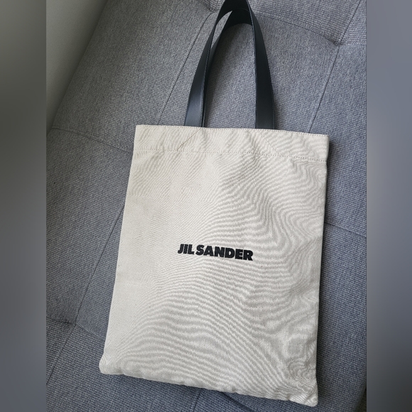 *like new* Jil Sander Canvas Tote - Picture 1 of 6